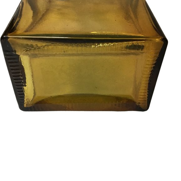 Heavy Gold Color Square Vase Unbranded - Picture 3 of 7